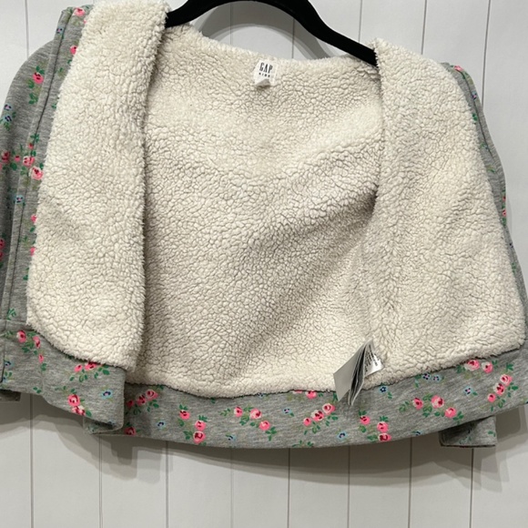 Girl’s sherpa-lined logo hoodie - Picture 9 of 10